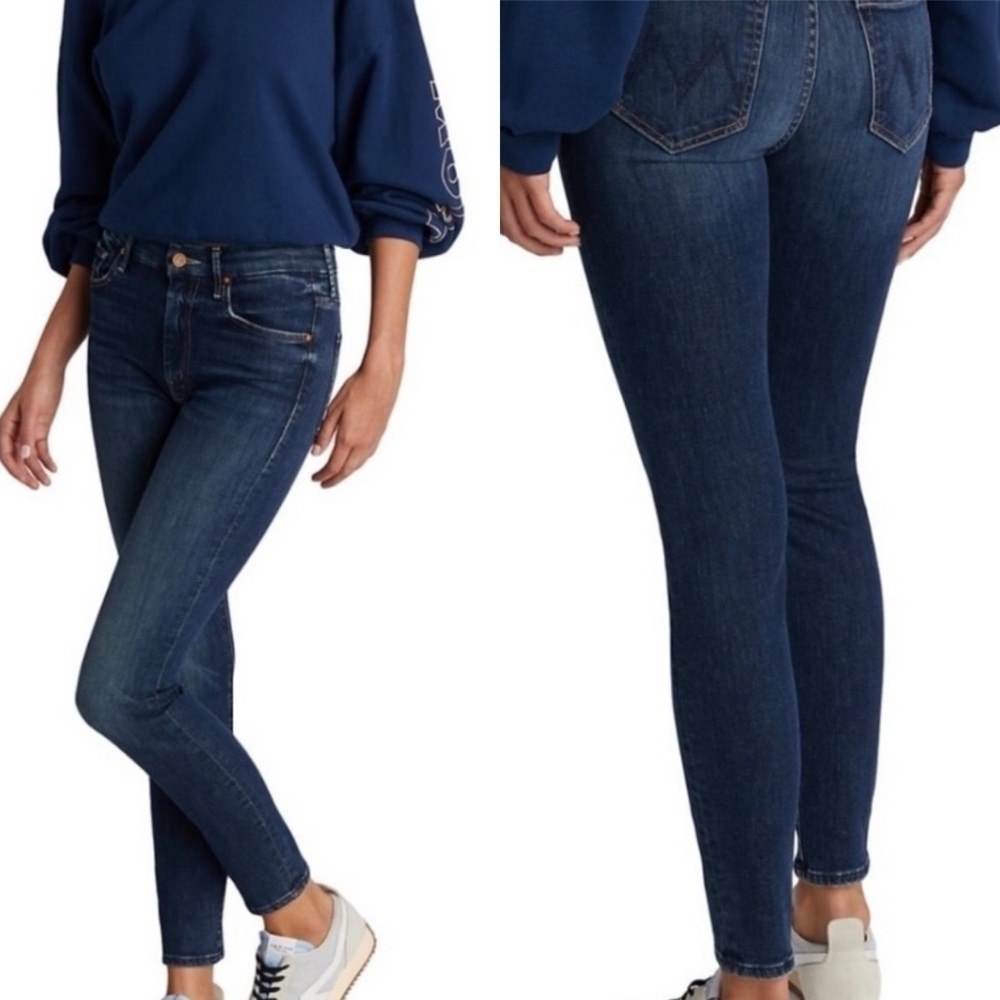 MOTHER High Waisted Looker Crop in Bake Sale Brawl size 26